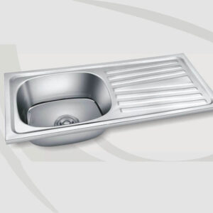 GOLD BOWL WITH DRAIN BOARD