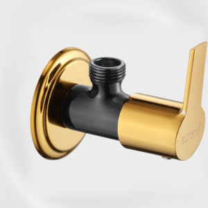 Black & Gold Angle Valve Angle Cock