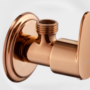 Single Lever Angle Valve with Wall Flange