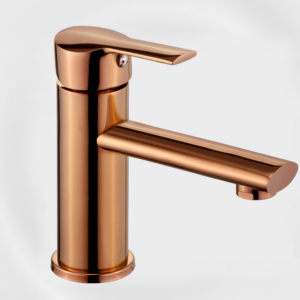 Single Lever Basin Mixer – Table Mounted (Rose Gold Finish)