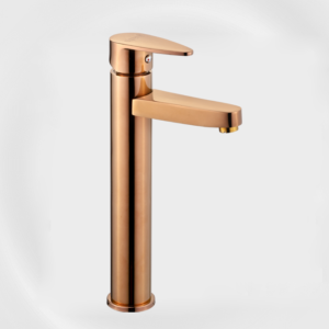 Tall Body Single Lever Basin Mixer – Rose Gold Finish